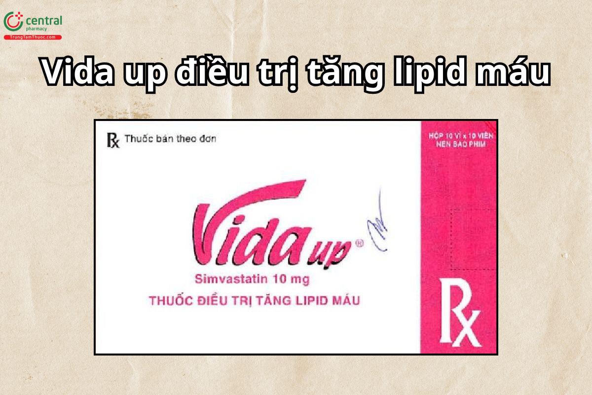 VIDA UP 10mg là thuốc điều trị rối loạn lipid máu