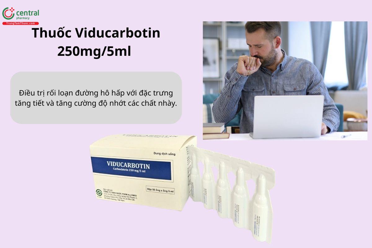 Chỉ định của thuốc Viducarbotin 250mg/5m