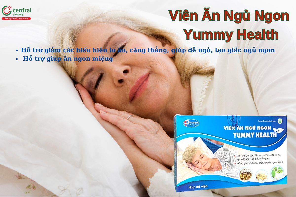 Viên ăn ngủ ngon Yummy Health bồi bổ sức khoẻ, ăn ngon, dễ ngủ,..
