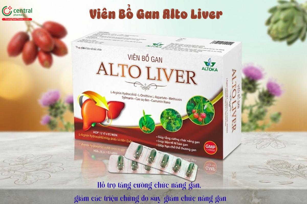 Viên Bổ Gan Alto Liver - Bảo vệ gan, tăng cường chức năng gan