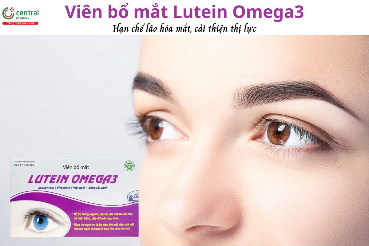 Viên bổ mắt Lutein Omega3 - Hạn chế lão hóa mắt, cải thiện thị lực