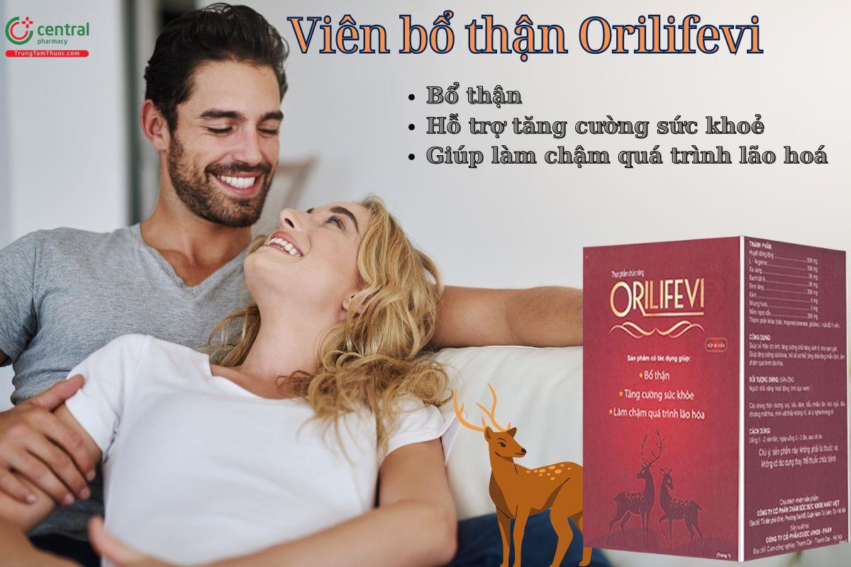 Viên bổ thận Orilifevi giúp bổ thận ích tinh, tăng cường sinh lý nam