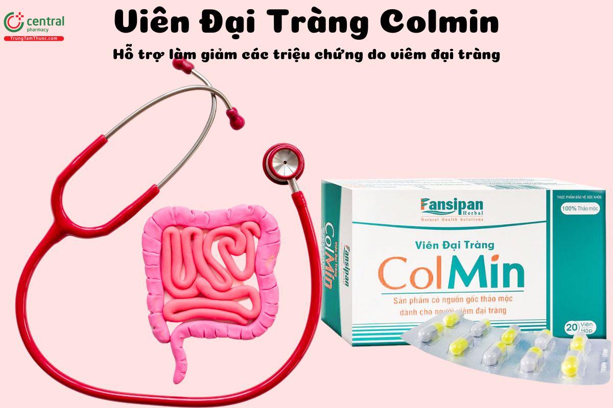 Viên Đại Tràng Colmin - Giúp giảm các triệu chứng liên quan đến viêm đại tràng