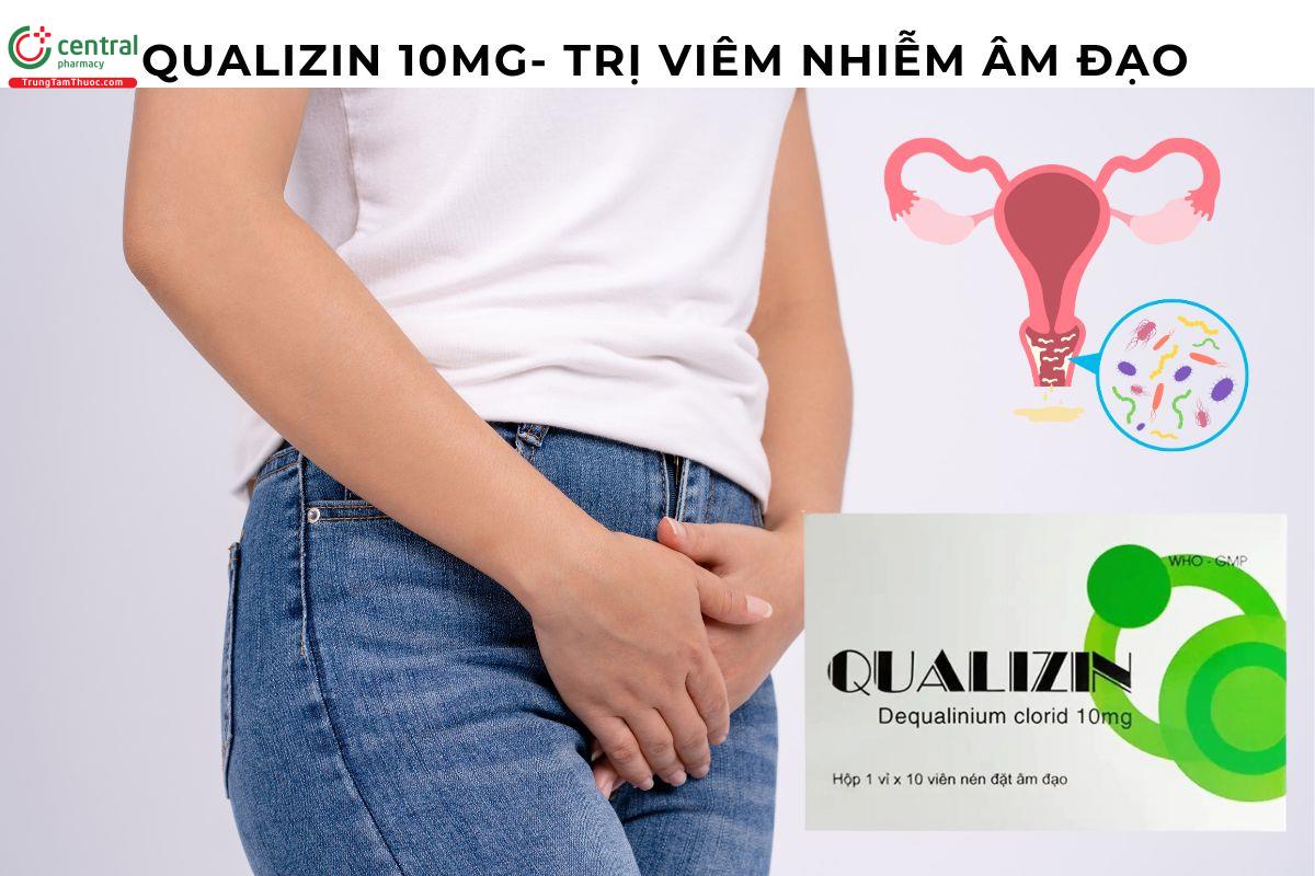 Viên nén đặt âm đạo Qualizin10mg