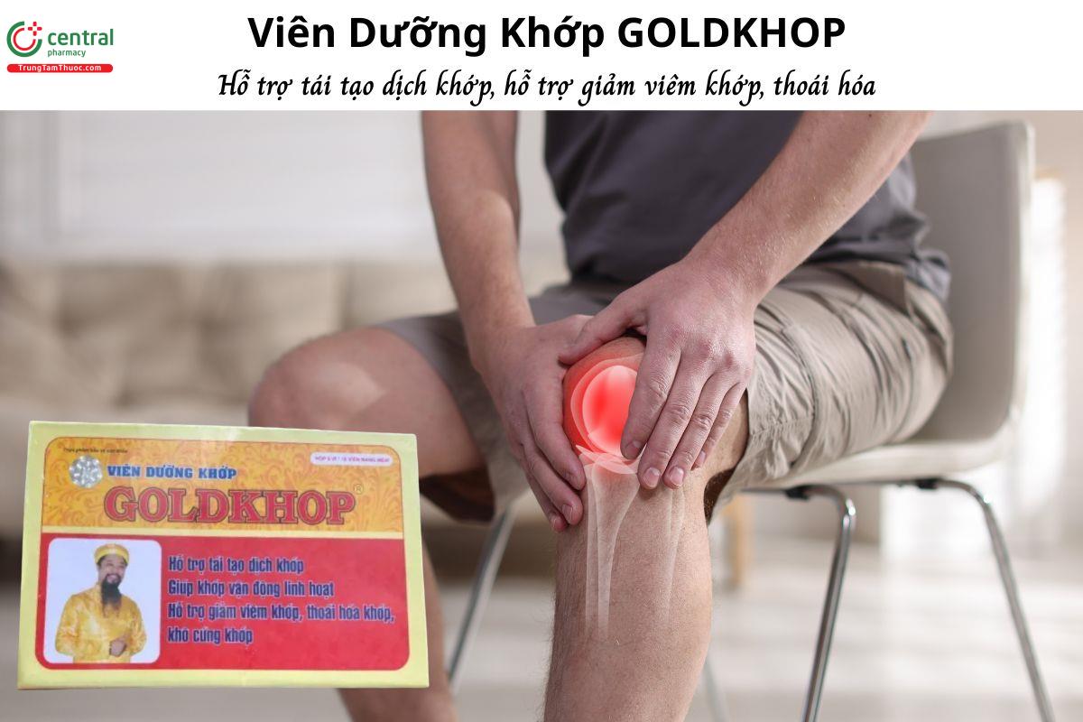Viên Dưỡng Khớp GOLDKHOP - Hỗ trợ tái tạo dịch khớp, giảm viêm khớp, đau khớp