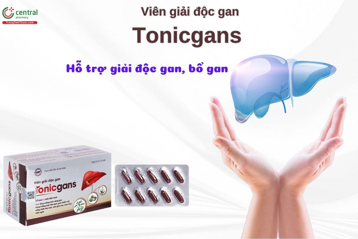 Viên Giải Độc Gan Tonicgans bảo vệ và tăng cường chức năng gan