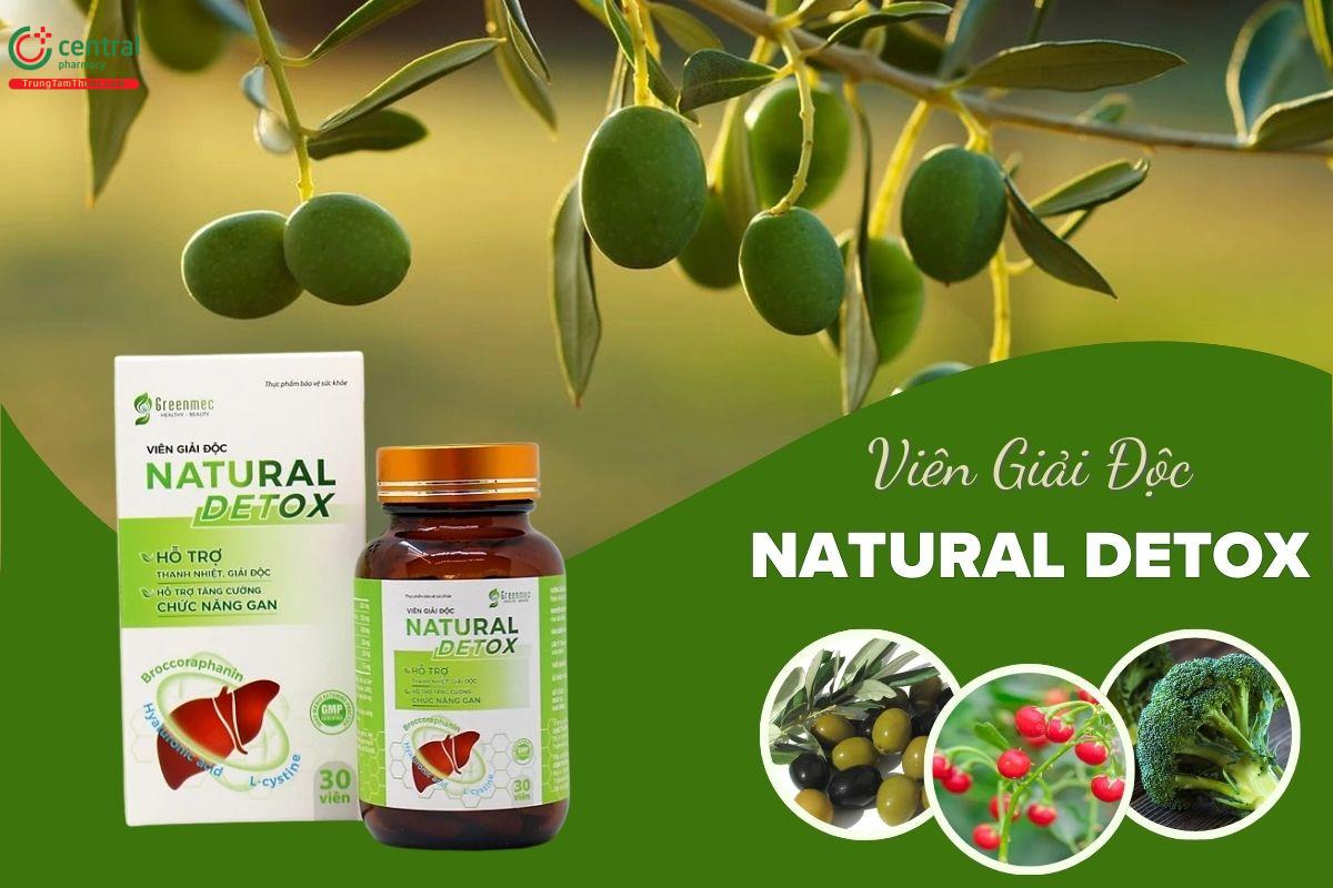 Viên Giải Độc Natural Detox Greenmec có chứa những thành phần nào?