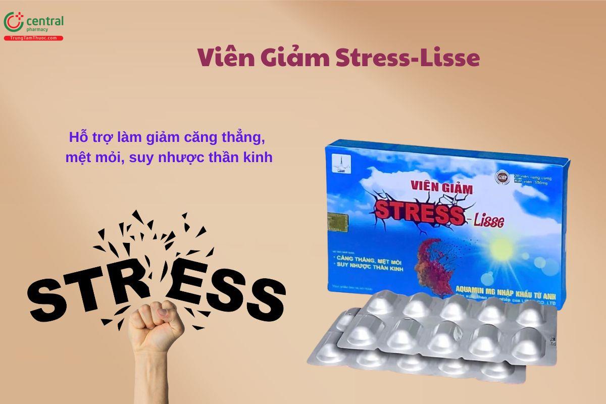 Viên Giảm Stress-Lisse giảm căng thẳng, mệt mỏi, căng thẳng thần kinh