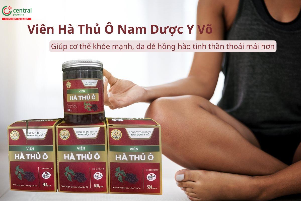 Viên Hà Thủ Ô Nam Dược Y Võ giúp cơ thể khỏe mạnh, da dẻ hồng hào
