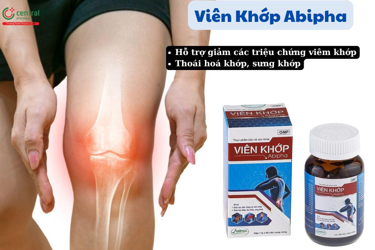 Viên khớp Abipha giúp giảm các triệu chứng thoái hoá khớp