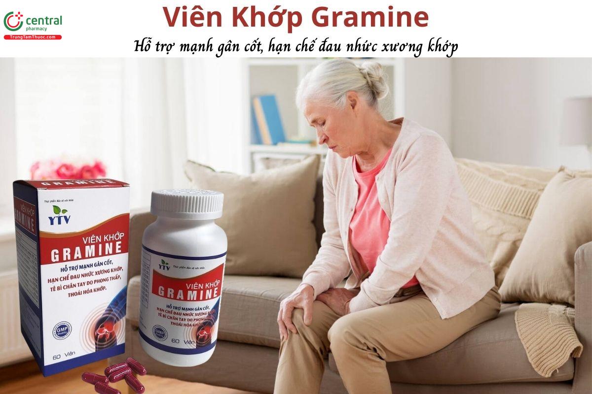 Viên Khớp Gramine - Hỗ trợ mạnh gân cốt, giảm đau nhức xương khớp