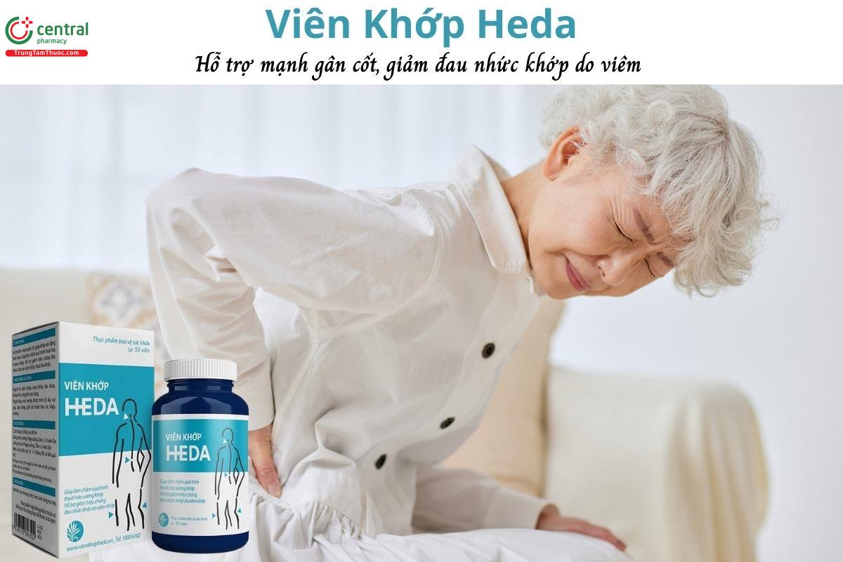 Viên Khớp Heda - Hỗ trợ giảm đau nhức xương khớp do viêm