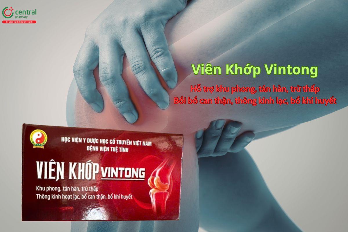 Viên Khớp Vintong hỗ trợ trừ thấp, khu phong, thông kinh hoạt lạc