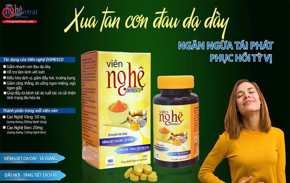 Công dụng của viên nghệ Domesco