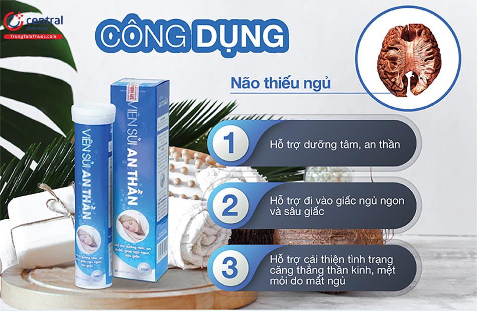 Tác dụng của Viên Sủi An Thần