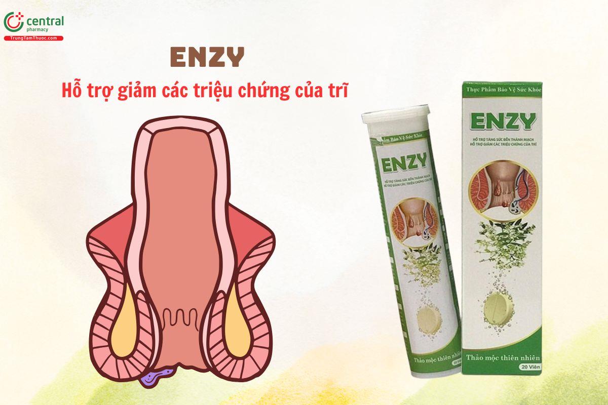 Viên sủi Enzy giúp tăng sức bền thành mạch, giảm triệu chứng của trĩ