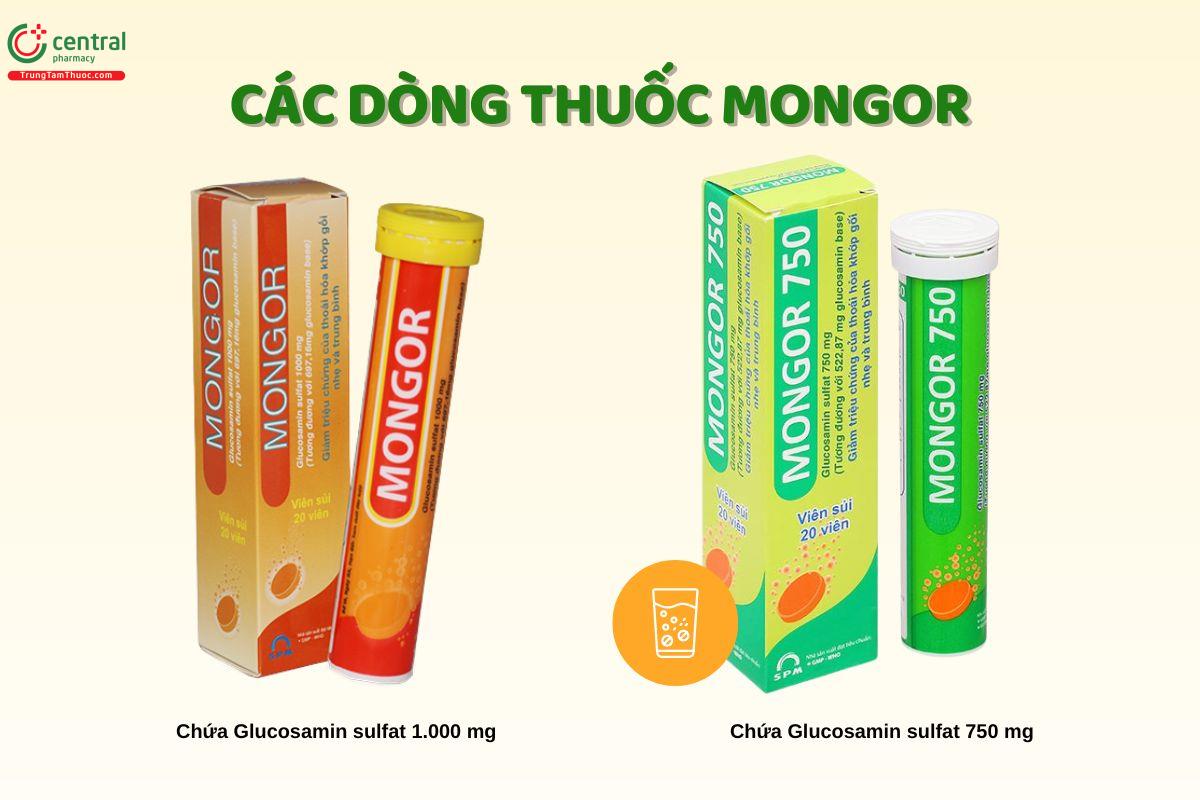 Các loại thuốc Mongor trên thị trường