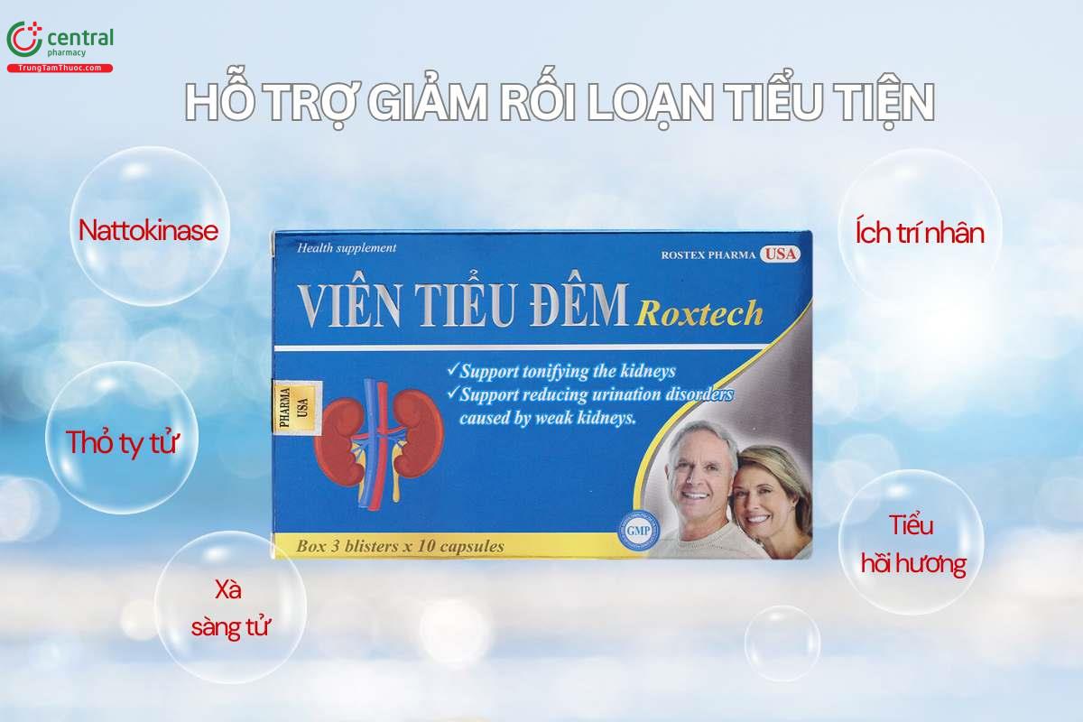 Thành phần viên tiểu đêm Roxtech