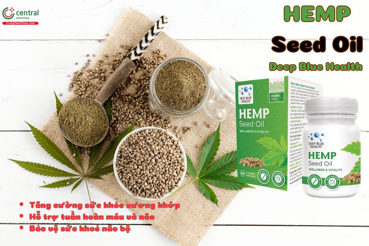 Viên uống Hemp Seed Oil Deep giảm mụn nội tiết tố 