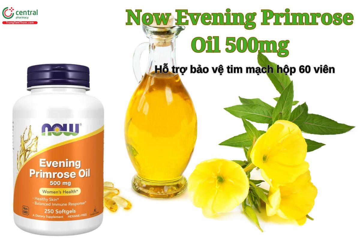 Viên uống Now Evening Primrose Oil 500mg cân bằng nội tiết tố nữ