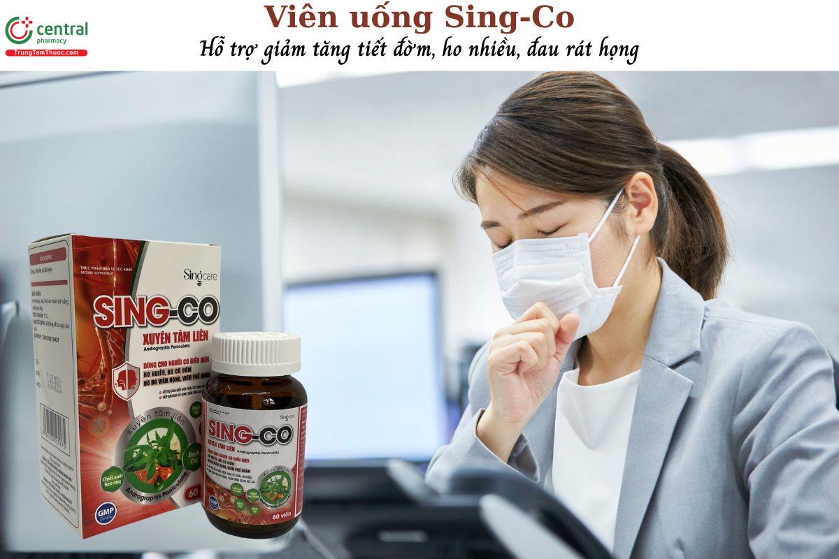 Viên uống Sing-Co - Hỗ trợ giảm ho, giảm tăng tiết đờm