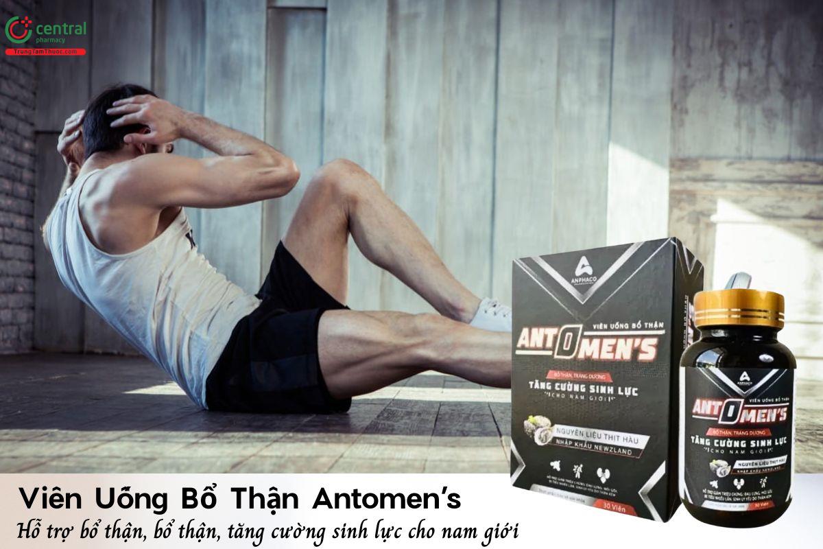 Viên Uống Bổ Thận Antomen’s - Tăng cường sinh lực cho nam giới, giảm đau lưng, tiểu nhiều lấn