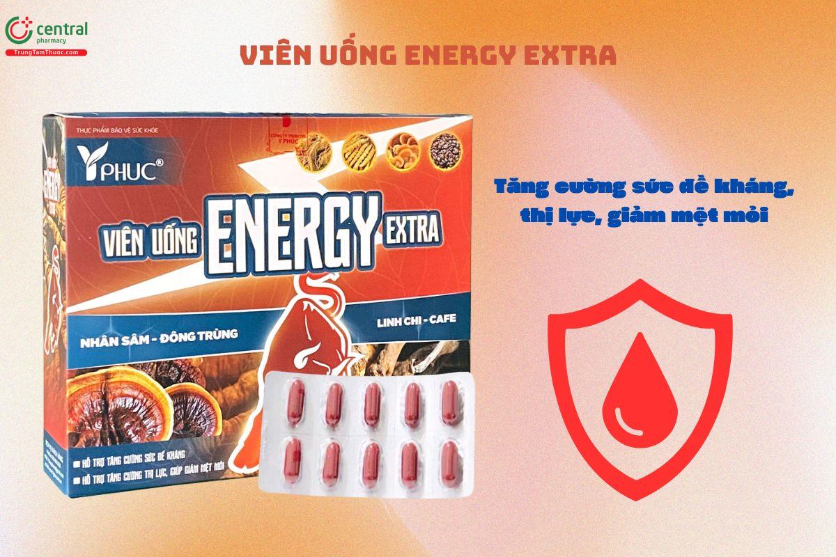 Viên uống Energy Extra tăng cường sức đề kháng, giảm mệt mỏi