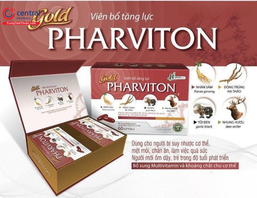 Viên bổ tăng lực Gold Pharviton - Món quà cho sức khỏe từ thiên nhiên