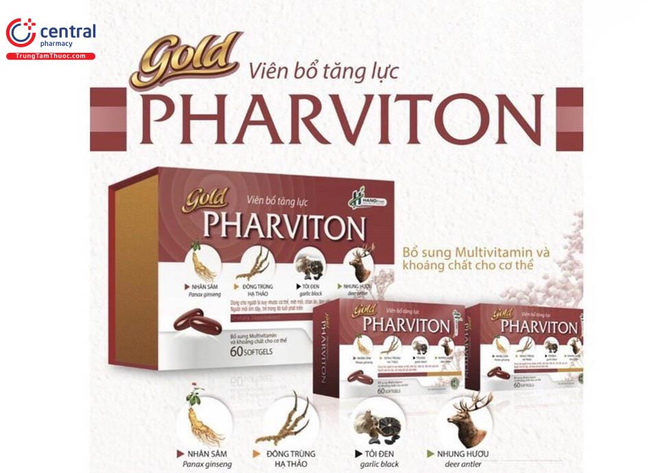 Gold Pharviton- viên uống bổ sung dinh dưỡng, tăng cường thể lực cho cơ thể