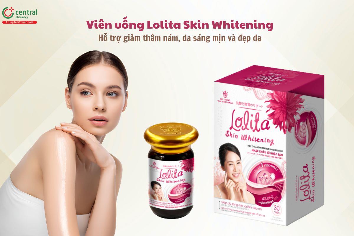 Lolita Skin Whitening giúp tăng độ đàn hồi cho da, dưỡng da sáng mịn