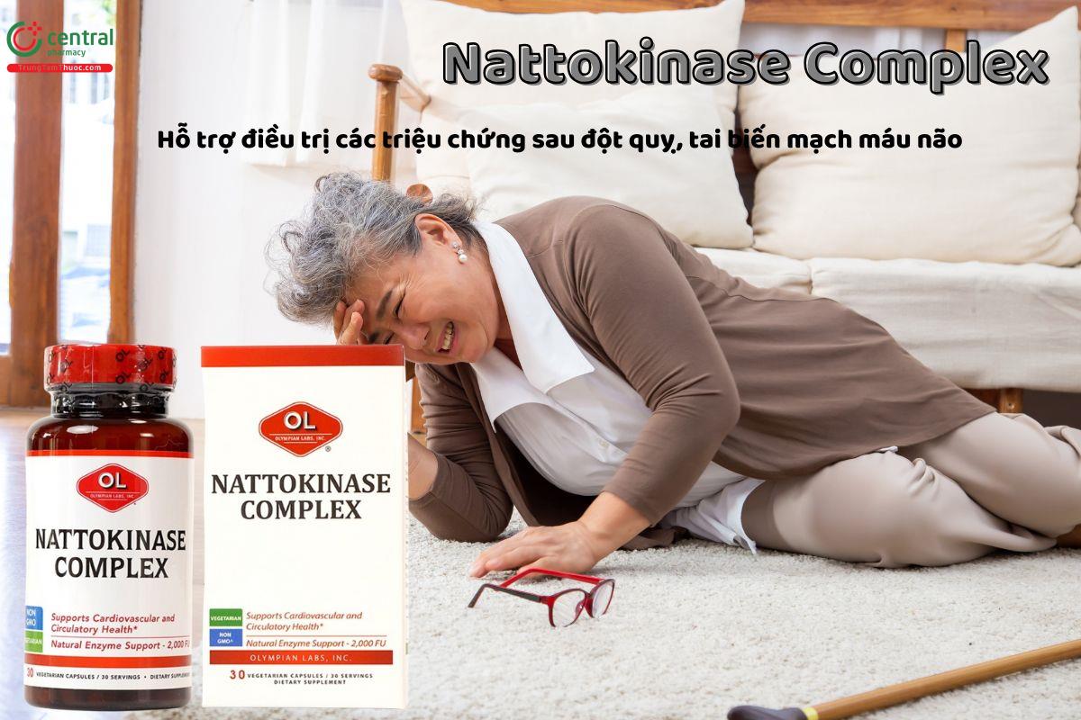 Viên uống Nattokinase Complex phòng ngừa xảy ra đột quỵ, tai biến mạch máu não