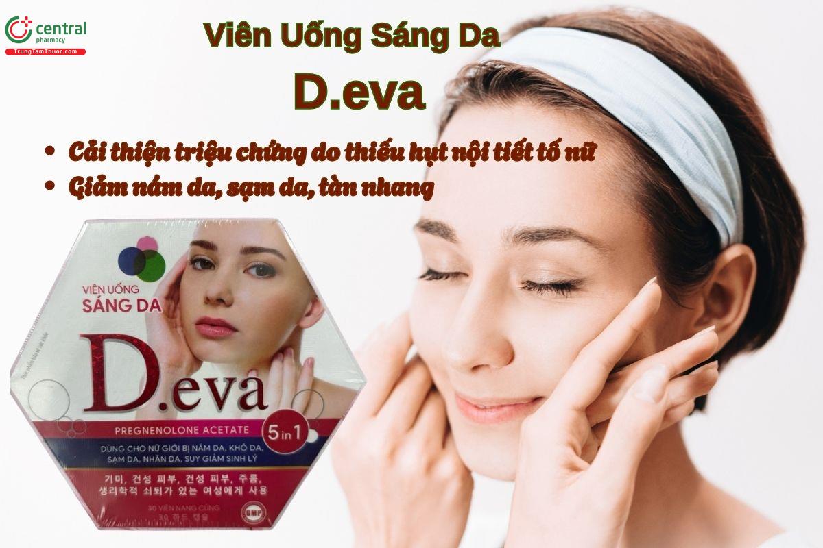 Viên Uống Sáng Da D.eva giúp làm đẹp da cho phụ nữ giai đoạn mãn kinh, tiền mãn kinh