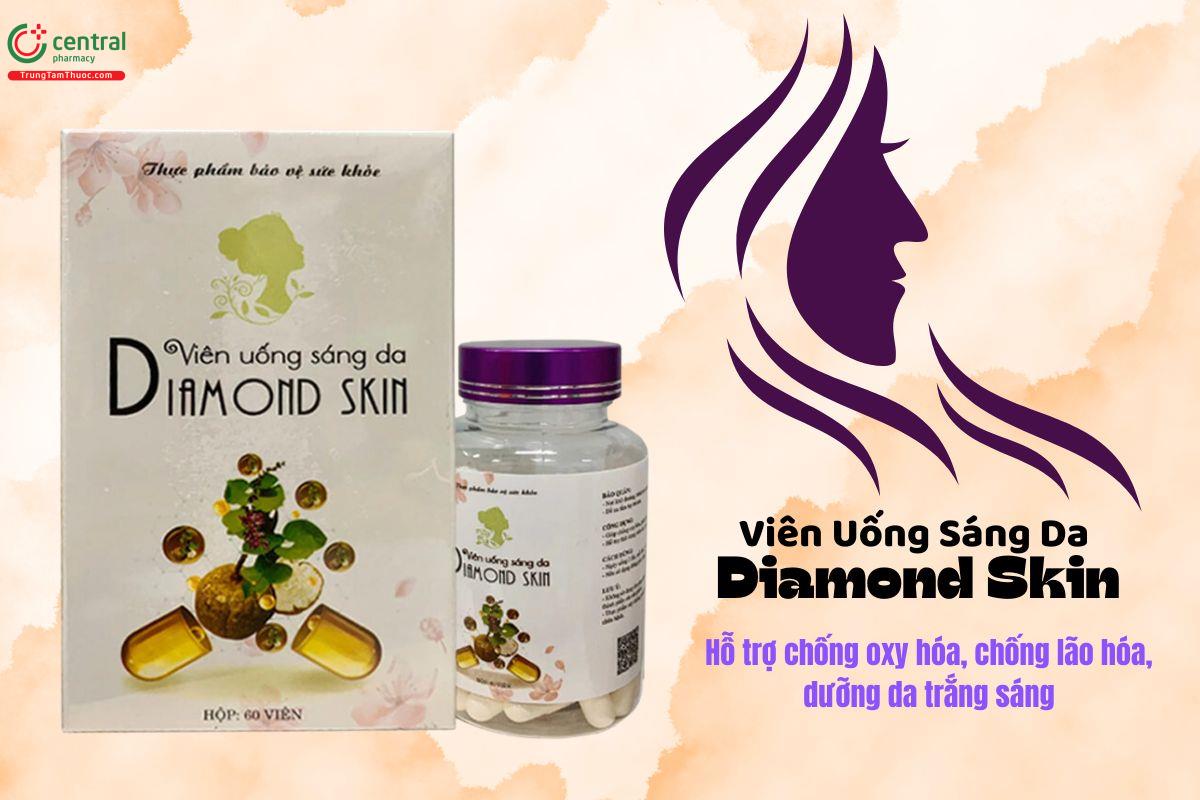 Viên Uống Sáng Da Diamond Skin làm đẹp da, làm chậm lão hóa da