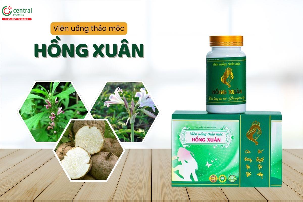 Viên uống thảo mộc Hồng Xuân tăng nội tiết tố nữ, duy trì tuổi xuân