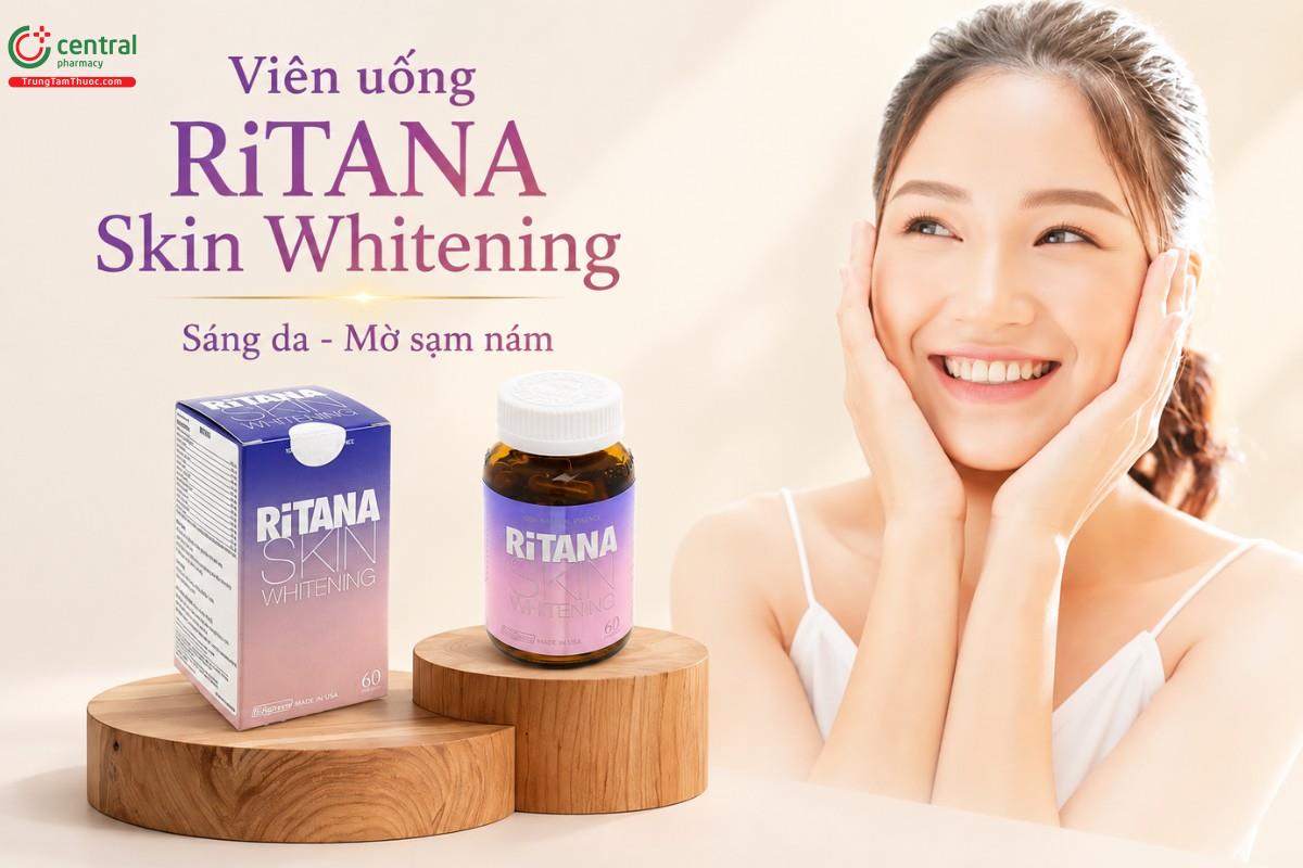 Viên uống RiTANA Skin Whitening trắng da, mờ sạm nám