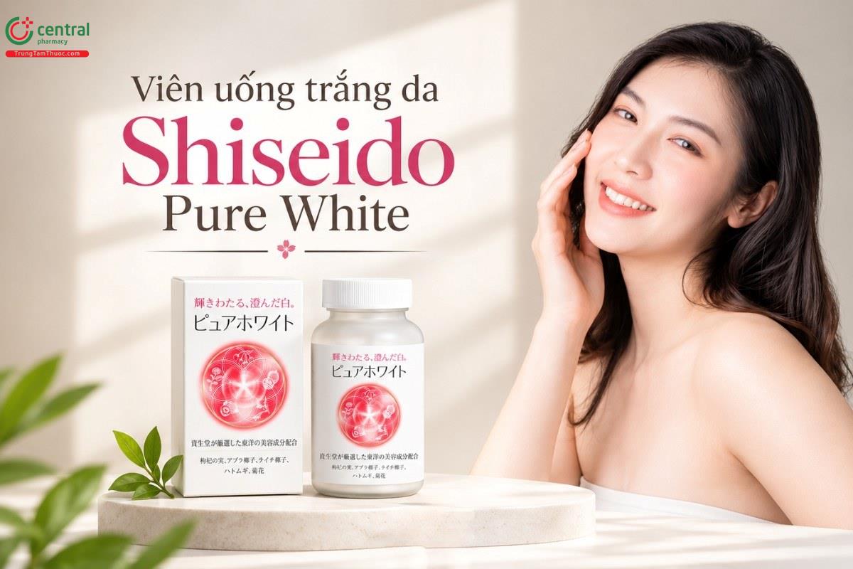 Viên uống trắng da Shiseido Pure White