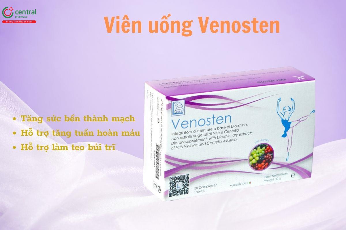 Venosten - Hỗ trợ điều trị suy giãn tĩnh mạch, bệnh trĩ cấp và mạn tính