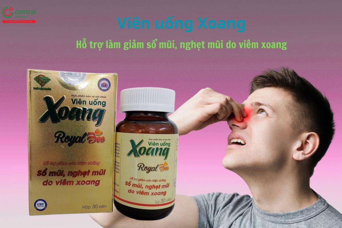Viên uống Xoang giúp làm giảm sổ mũi, nghẹt mũi do viêm xoang