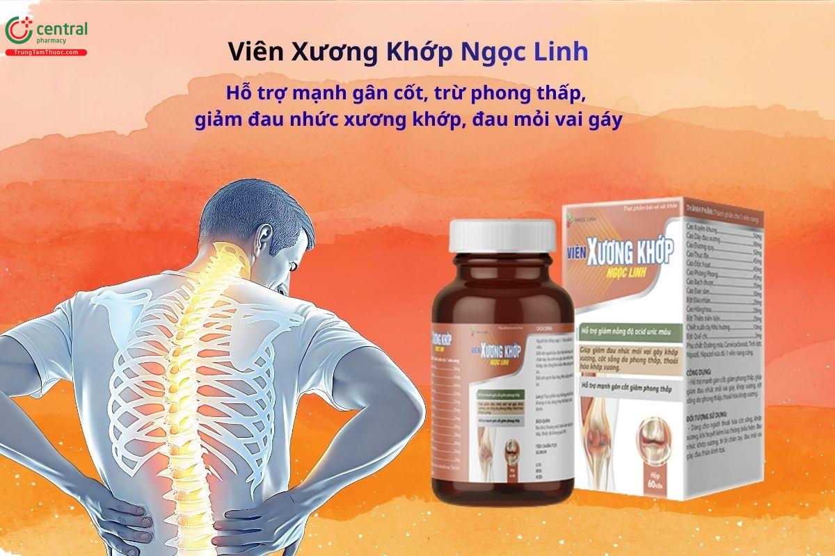Viên Xương Khớp Ngọc Linh - Bảo vệ sụn khớp, giúp khớp dẻo dai