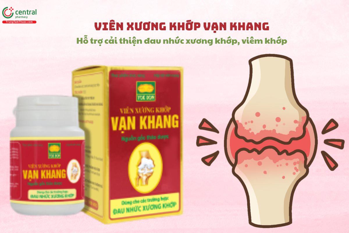 Viên Xương Khớp Vạn Khang làm giảm triệu chứng đau nhức xương khớp