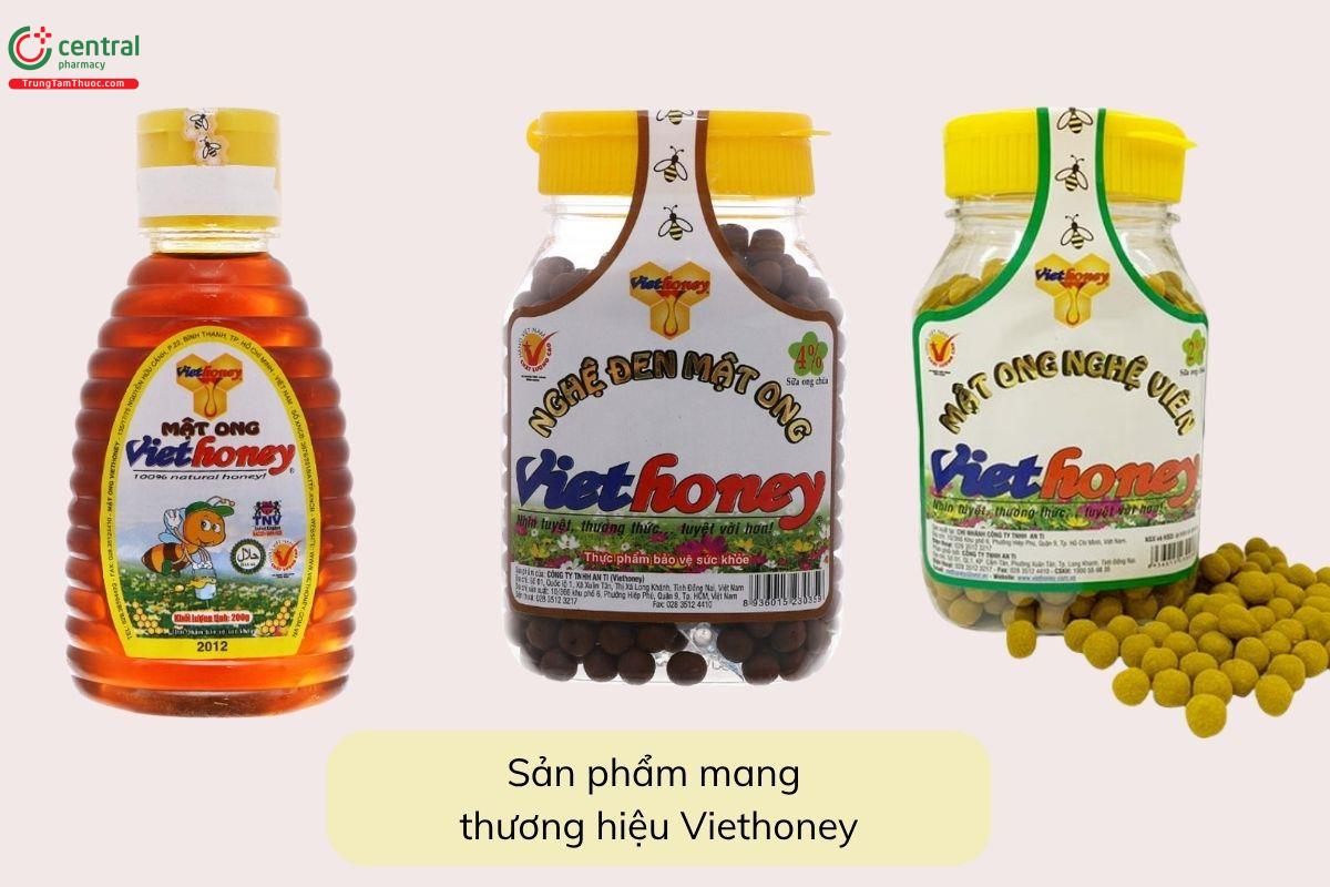 Sản phẩm từ mật ong với thương hiệu Viethoney