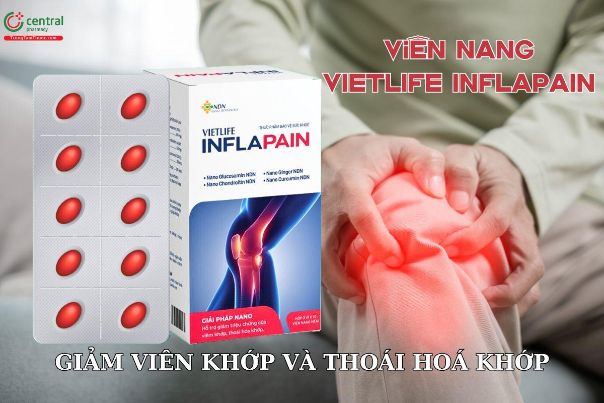 Vietlife Inflapain (viên nang mềm) giảm viêm khớp và thoái hoá khớp