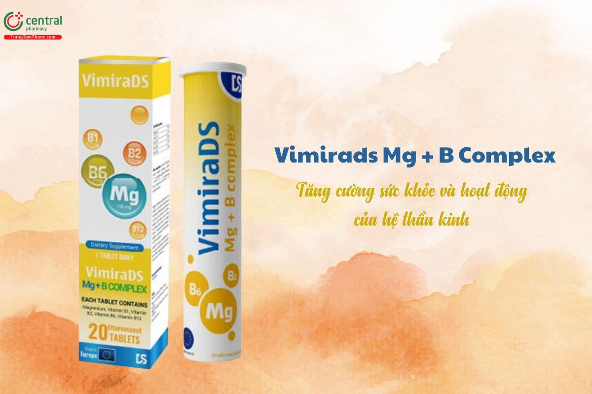 Vimirads Mg + B Complex giảm căng thẳng, suy nhược, mệt mỏi