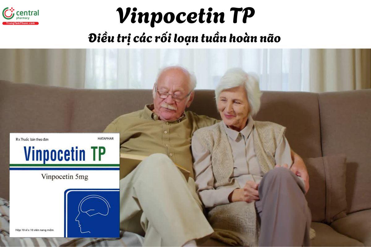 Thuốc Vinpocetin TP - Điều trị các rối loạn tuần hoàn não, rối loạn vi mạch