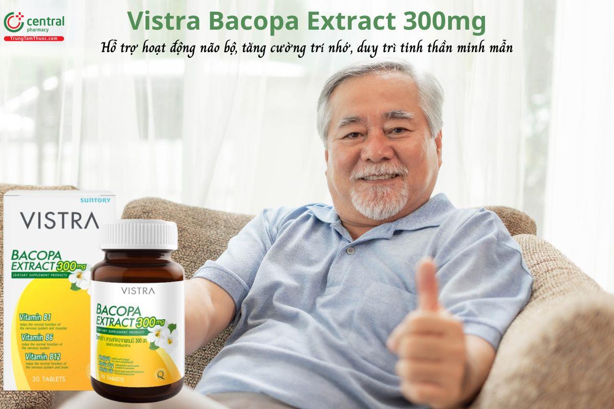 Vistra Bacopa Extract 300mg - Hỗ trợ hoạt động não bộ, cải thiện trí nhớ