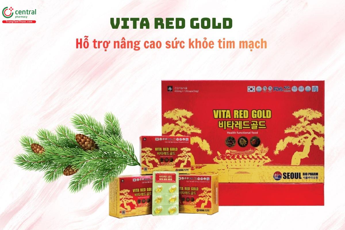 Vita Red Gold - Giảm mỡ máu, giảm nguy cơ xơ vữa động mạch