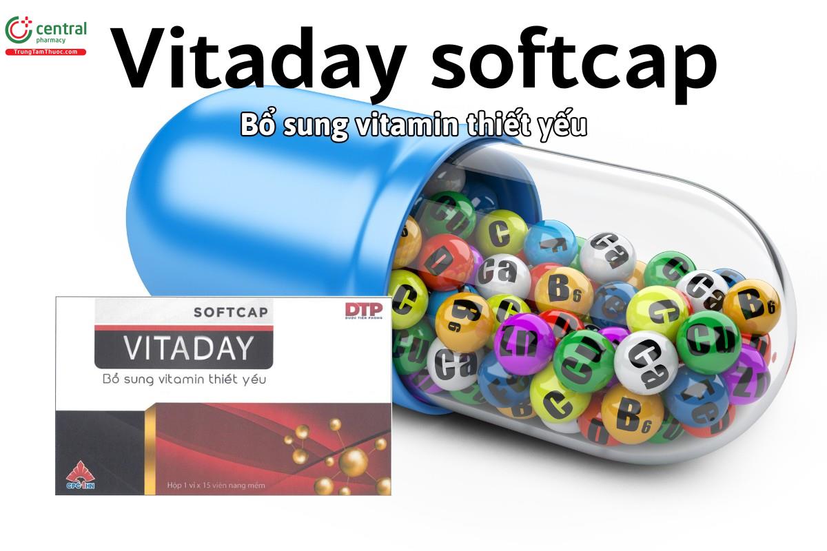 Thuốc Vitaday softcap được chỉ định bổ sung các vitamin cần thiết cho cơ thể