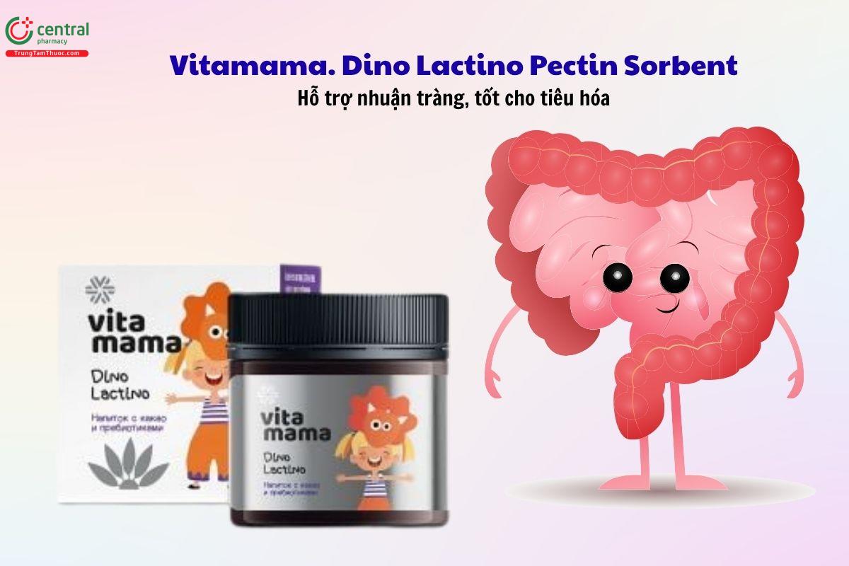 Vitamama Dino Lactino Pectin Sorbent - Nhuận tràng, giảm táo bón