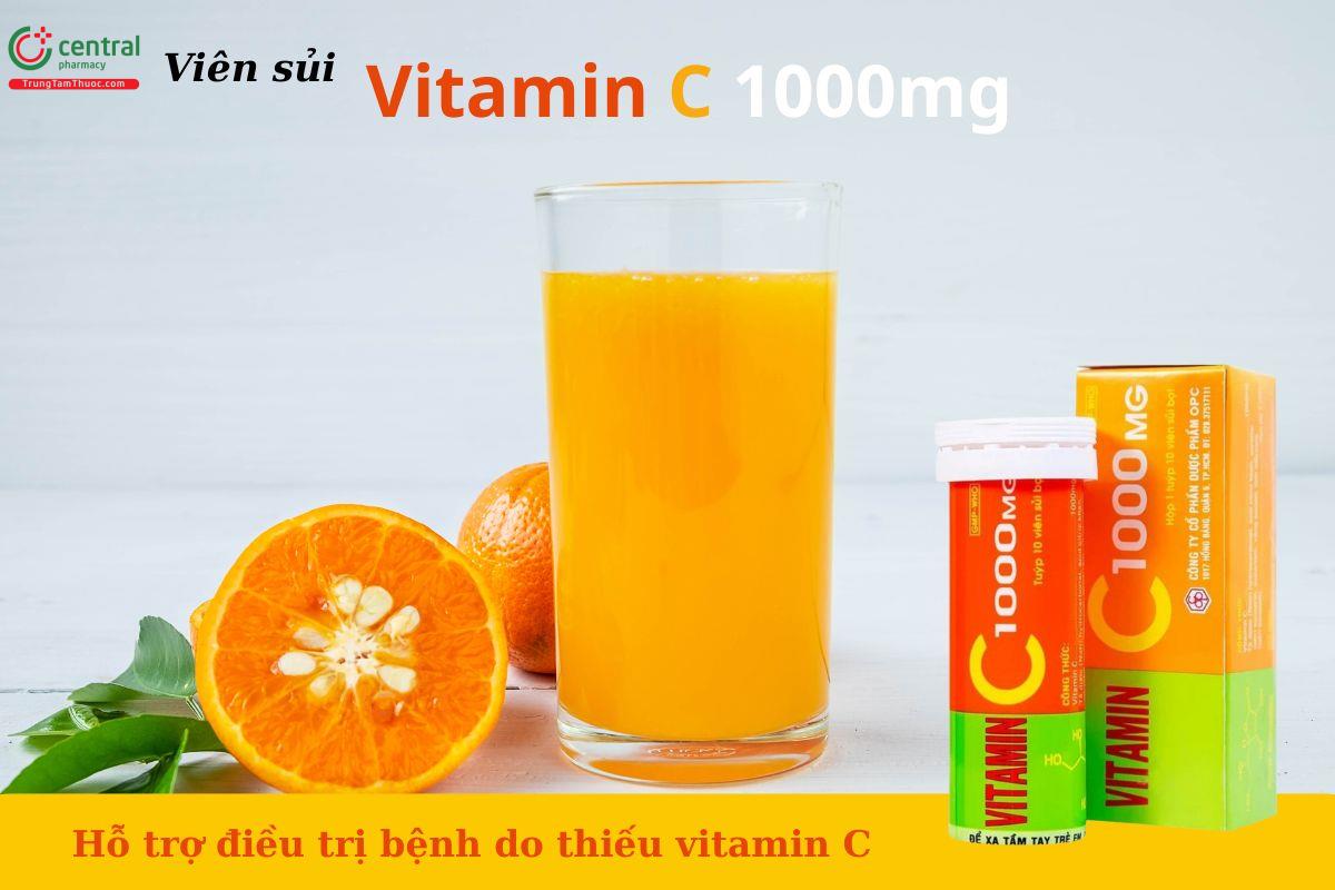 Chỉ định của viên sủi Vitamin C 1000mg OPC