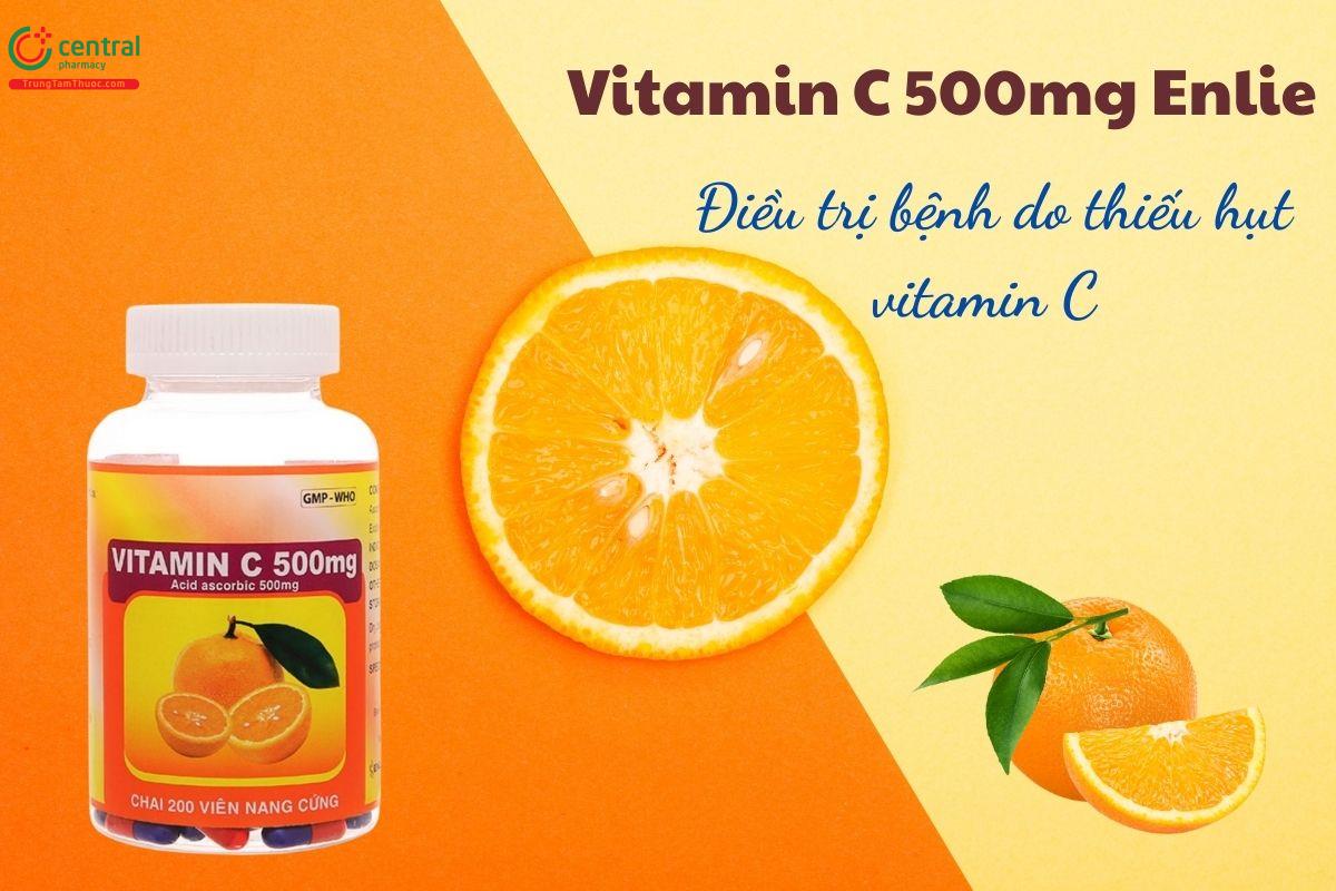 Chỉ định của thuốc Vitamin C 500mg Enlie